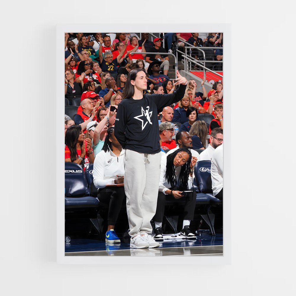 Poster Caitlin clark pants – affiche Basketball (vue 3)